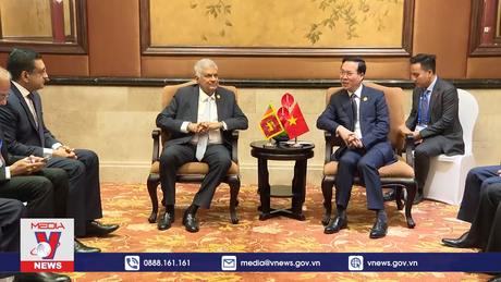 Chủ tịch nước Võ Văn Thưởng gặp Tổng thống Sri Lanka