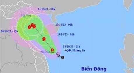 Tin áp thấp nhiệt đới trên biển Đông (sáng 18/10)
