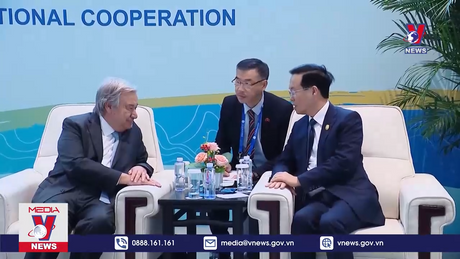 Chủ tịch nước Võ Văn Thưởng gặp Tổng Thư ký LHQ