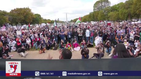 Biểu tình phản đối xung đột Israel-Hamas
