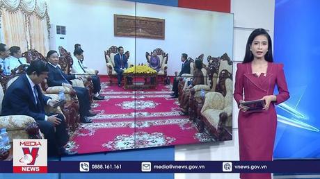 Chúc tết Chol Chnam Thmay tỉnh bạn Svay Rieng, Campuchia