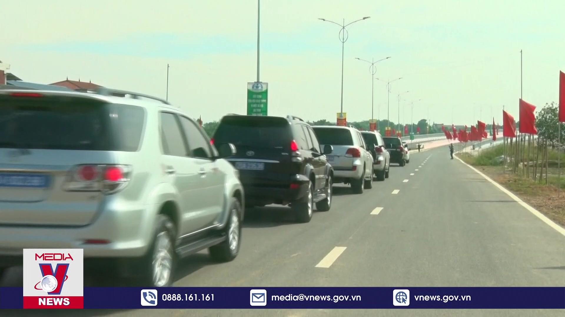  Thành phố Thái Nguyên thông xe các công trình trọng điểm