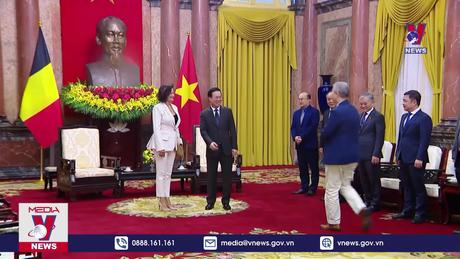 Chủ tịch nước Võ Văn Thưởng tiếp Chủ tịch Thượng viện Vương quốc Bỉ