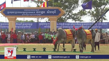 Campuchia khai hội Tịch điền 2023