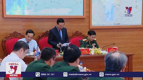 Chủ tịch nước thăm và làm việc tại Cục Cứu hộ-Cứu nạn