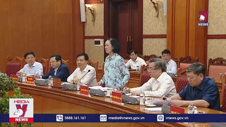 Thường trực Ban bí thư họp Giao ban quý III 