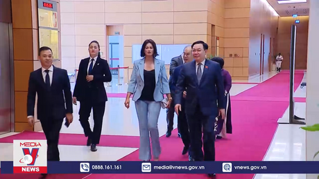 Chủ tịch Quốc hội đón, hội đàm với Chủ tịch Thượng viện Vương quốc Bỉ