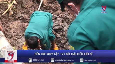 Bến Tre quy tập 121 bộ hài cốt liệt sĩ