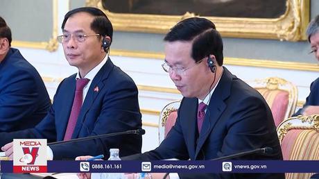 Chủ tịch nước Võ Văn Thưởng hội đàm với Tổng thống Cộng hòa Áo