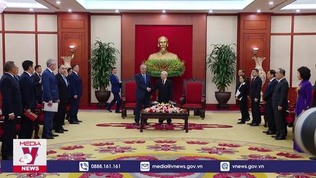 Tổng Bí thư Nguyễn Phú Trọng tiếp Tổng thống Kazakhstan