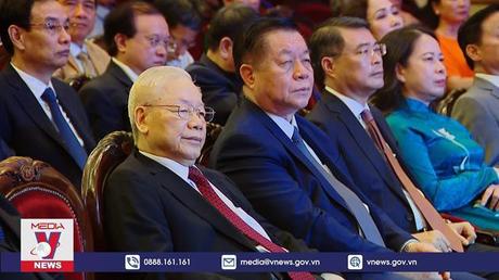 Tổng Bí thư dự lễ kỷ niệm 75 năm Hội Văn học nghệ thuật Việt Nam