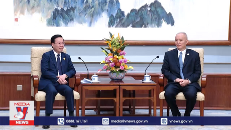Chủ tịch nước hội kiến Bí thư Ban Bí thư Đảng Cộng sản Trung Quốc