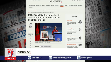 Điểm báo quốc tế cuối tuần ngày 21/10/2023