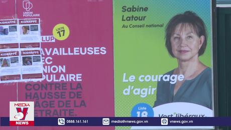 Kết quả sơ bộ bầu cử Quốc hội ở Thụy Sĩ