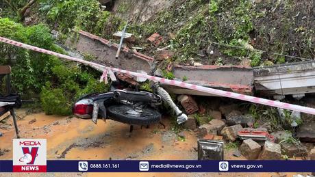 Mưa lớn tiếp tục gây sạt lở taluy ở Đà Lạt