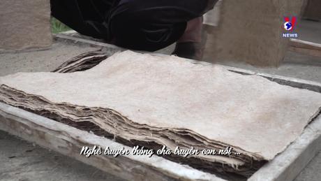 Hành trình Việt 346: Nghệ thuật làm giấy dó của người Mường