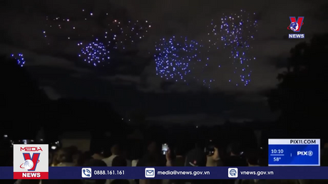 Màn biểu diễn đặc biệt của drone tại New York