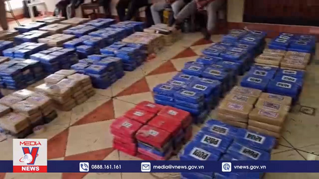 Tịch thu 6 tấn ma túy được chuyển đến châu Âu và Mỹ