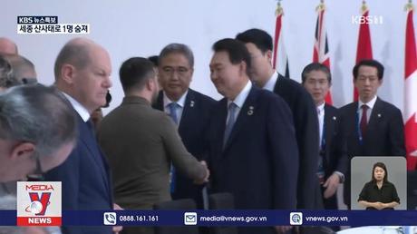 Tổng thống Hàn Quốc bất ngờ thăm Ukraine