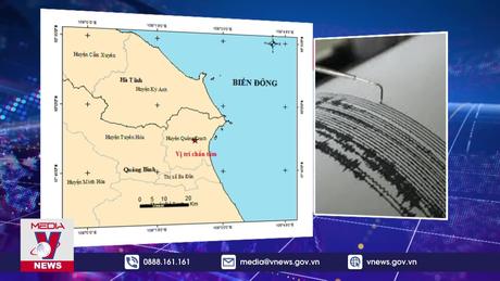 Động đất 4,0 độ tại Quảng Bình