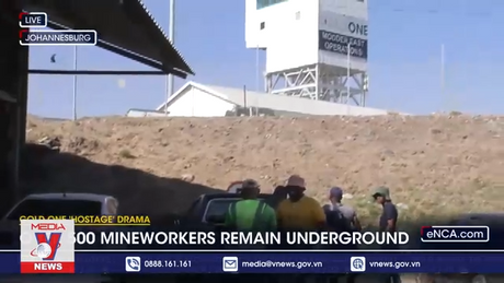 Hơn 500 công nhân mỏ bị bắt làm con tin ở Nam Phi