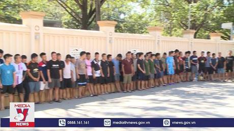 Thanh Hoá triệt phá sới đá gà, bắt giữ 142 đối tượng