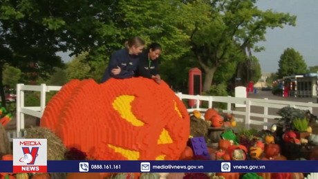 Quả bí ngô lego lớn nhất thế giới