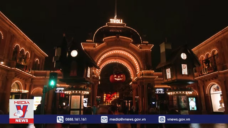 Đan Mạch ngập tràn sắc cam của lễ hội Halloween