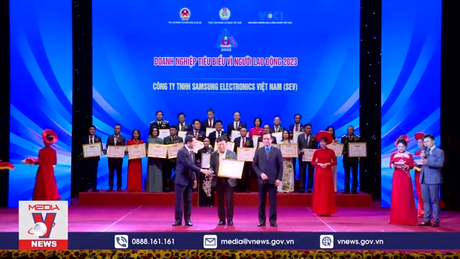 Lễ vinh danh “Doanh nghiệp tiêu biểu vì Người lao động” năm 2023