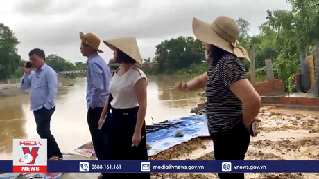 Sạt lở liên tiếp bên bờ sông Ngàn Mọ đe dọa cuộc sống người dân