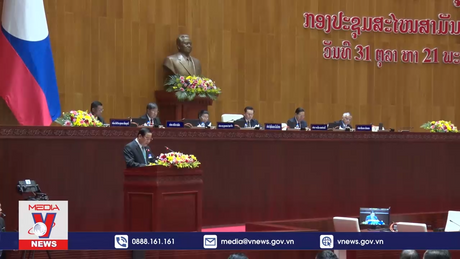 Lào khai mạc Kỳ họp thứ 6 Quốc hội khóa IX