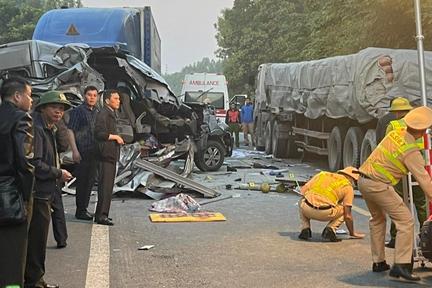 Nguyên nhân ban đầu vụ tai nạn xe khách 5 người tử vong ở Lạng Sơn