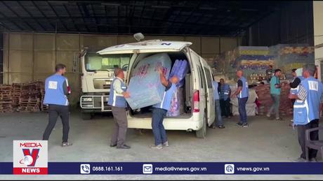 Hoạt động cứu trợ người dân Gaza dần được cải thiện