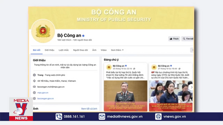 Ra mắt Trang Thông tin Bộ Công an trên nền tảng Facebook