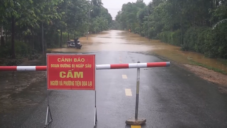 Hà Tĩnh tập trung ứng phó với mưa lũ 