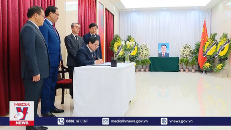 Lãnh đạo Đảng, Nhà nước Việt Nam viếng nguyên Thủ tướng Trung Quốc Lý Khắc Cường