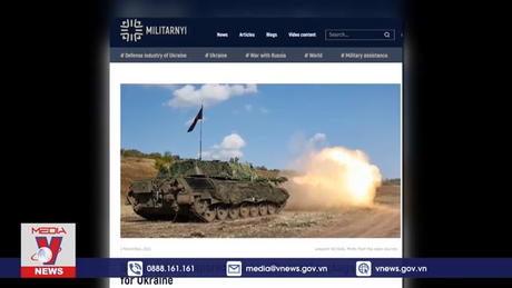 Đức cung cấp gói viện trợ quân sự mới cho Ukraine