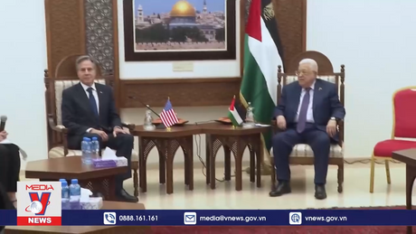 Ngoại trưởng Mỹ tới Bờ Tây gặp Tổng thống Palestine