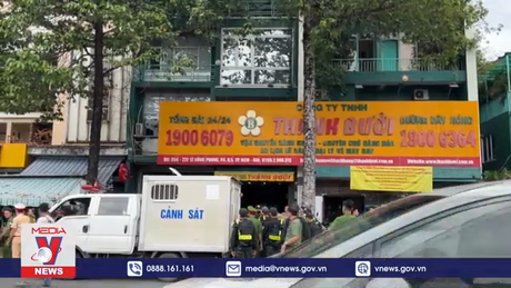 Khám xét trụ sở nhà xe Thành Bưởi ở TP.HCM