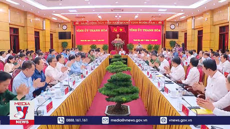 Thủ tướng làm việc với Thường vụ tỉnh ủy Thanh Hóa