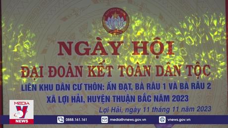 Phó Thủ tướng dự Ngày hội đại đoàn kết tại Ninh Thuận