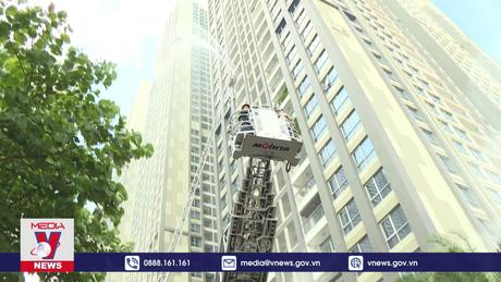 Diễn tập chữa cháy, cứu hộ ở tòa nhà cao nhất Việt Nam