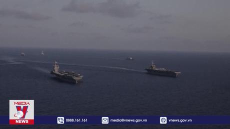 Máy bay quân sự Mỹ rơi trong khi huấn luyện ở Địa Trung Hải