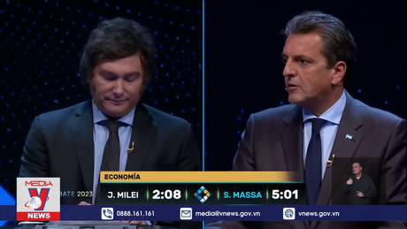 Hai ứng cử viên tổng thống Argentina tranh luận trực tiếp