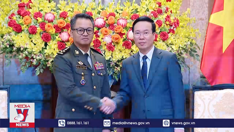 Chủ tịch nước Võ Văn Thưởng tiếp Phó Thủ tướng, Bộ trưởng Quốc phòng Campuchia