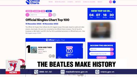 The Beatles đứng đầu bảng xếp hạng sau 54 năm
