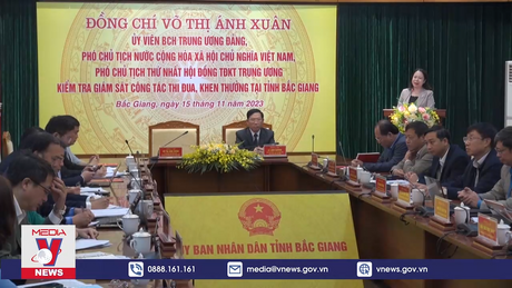 Kiểm tra, giám sát công tác thi đua khen thưởng tại tỉnh Bắc  Giang