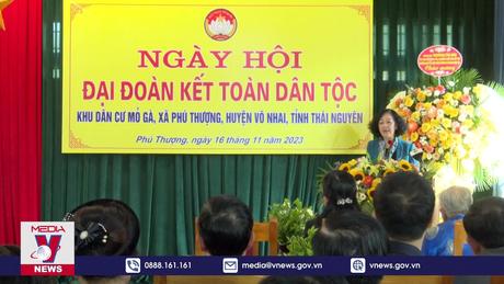 Thường trực Ban Bí thư dự Ngày hội Đại đoàn kết toàn dân tộc tại Thái Nguyên