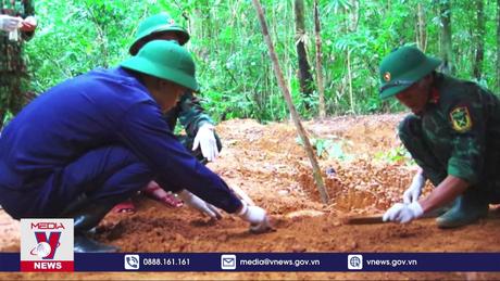 Quảng Bình tìm kiếm, cất bốc được 4 hài cốt liệt sỹ