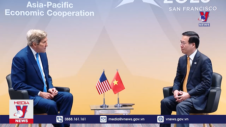 Chủ tịch nước tiếp Đặc phái viên của Tổng thống Hoa Kỳ về khí hậu 